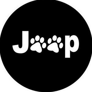 Jeep Tire cover (Paws design) NWOT